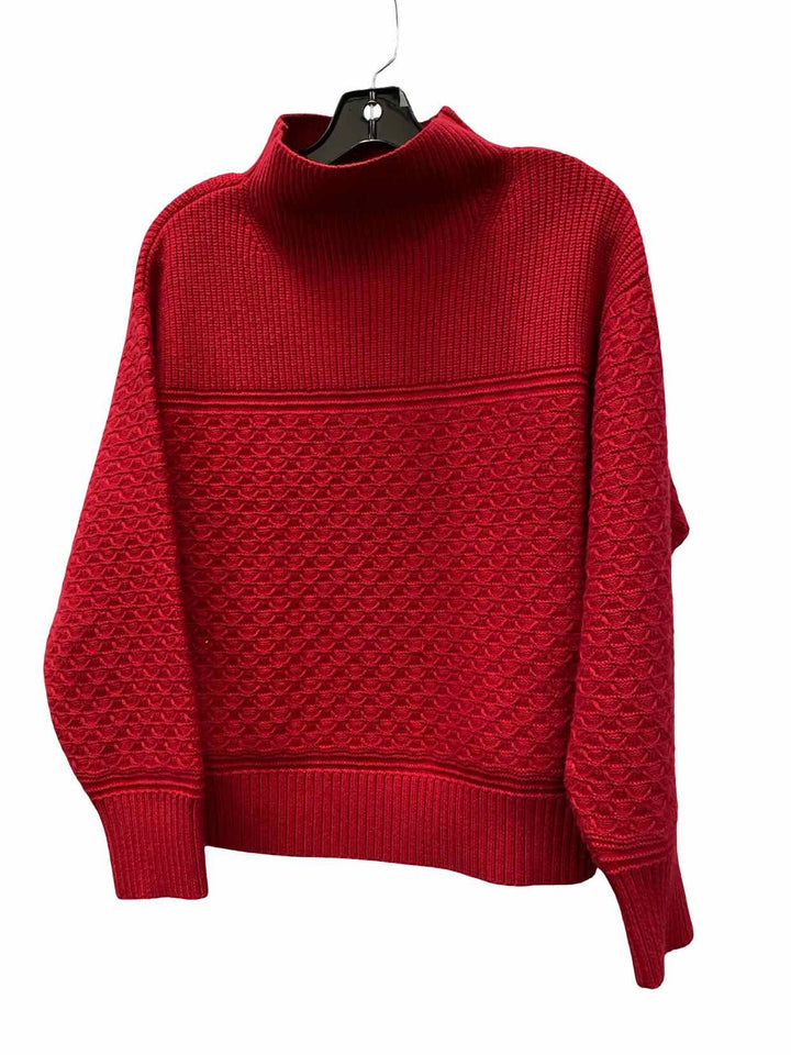Ann Taylor Size MP Red 55% Cotton Sweater