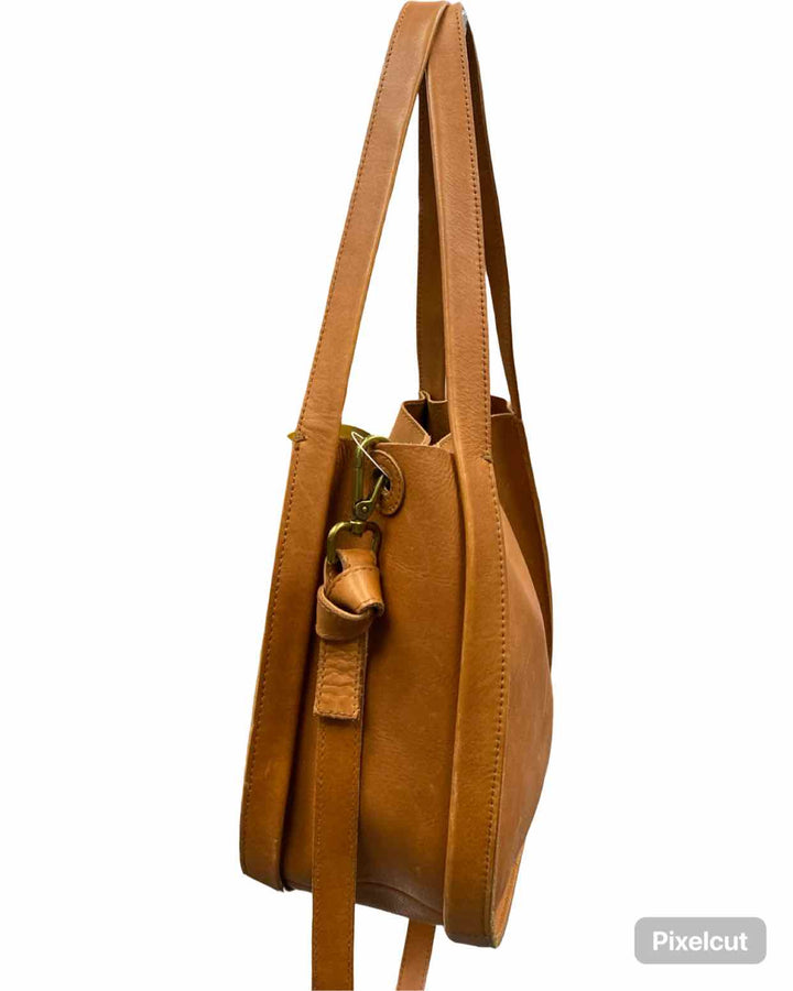 Madewell Burnished Caramel Sydney Shoulder Purse