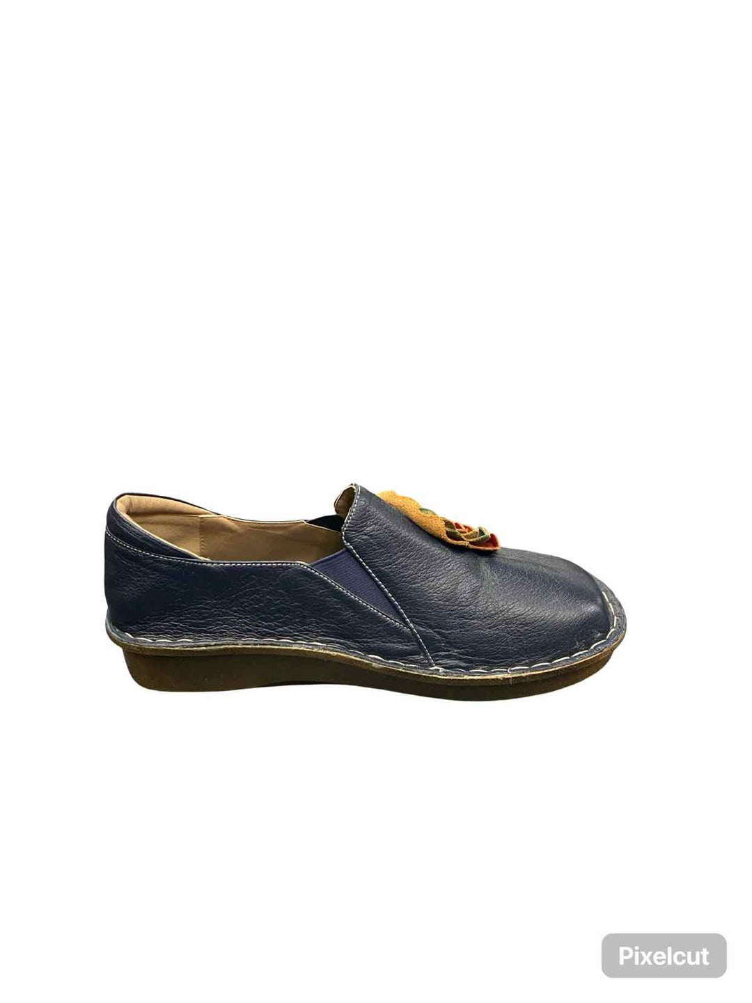 L'Artiste Shoe Size 41 Blue Leather Emilia Flats