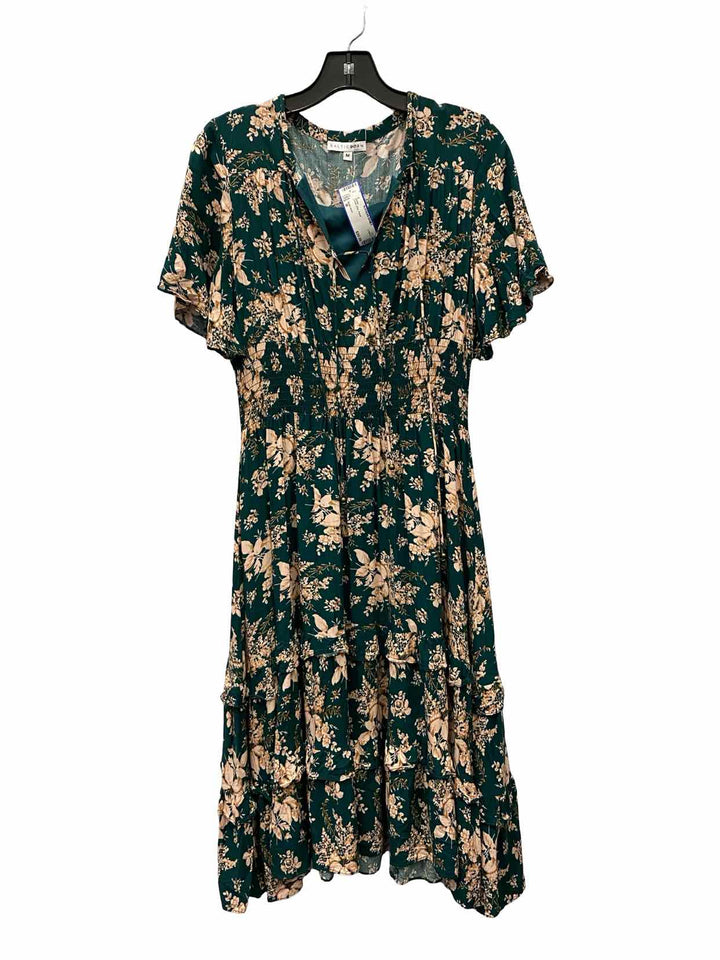 Baltic born Size M Green Pink Floral Dress