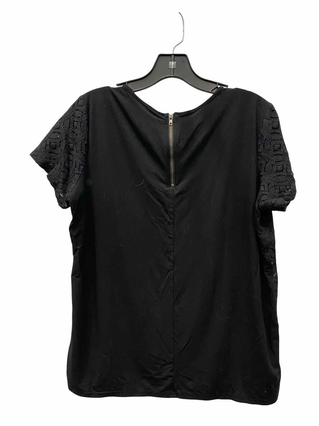 Market & Spruce Size L Black Short Sleeve Shirts