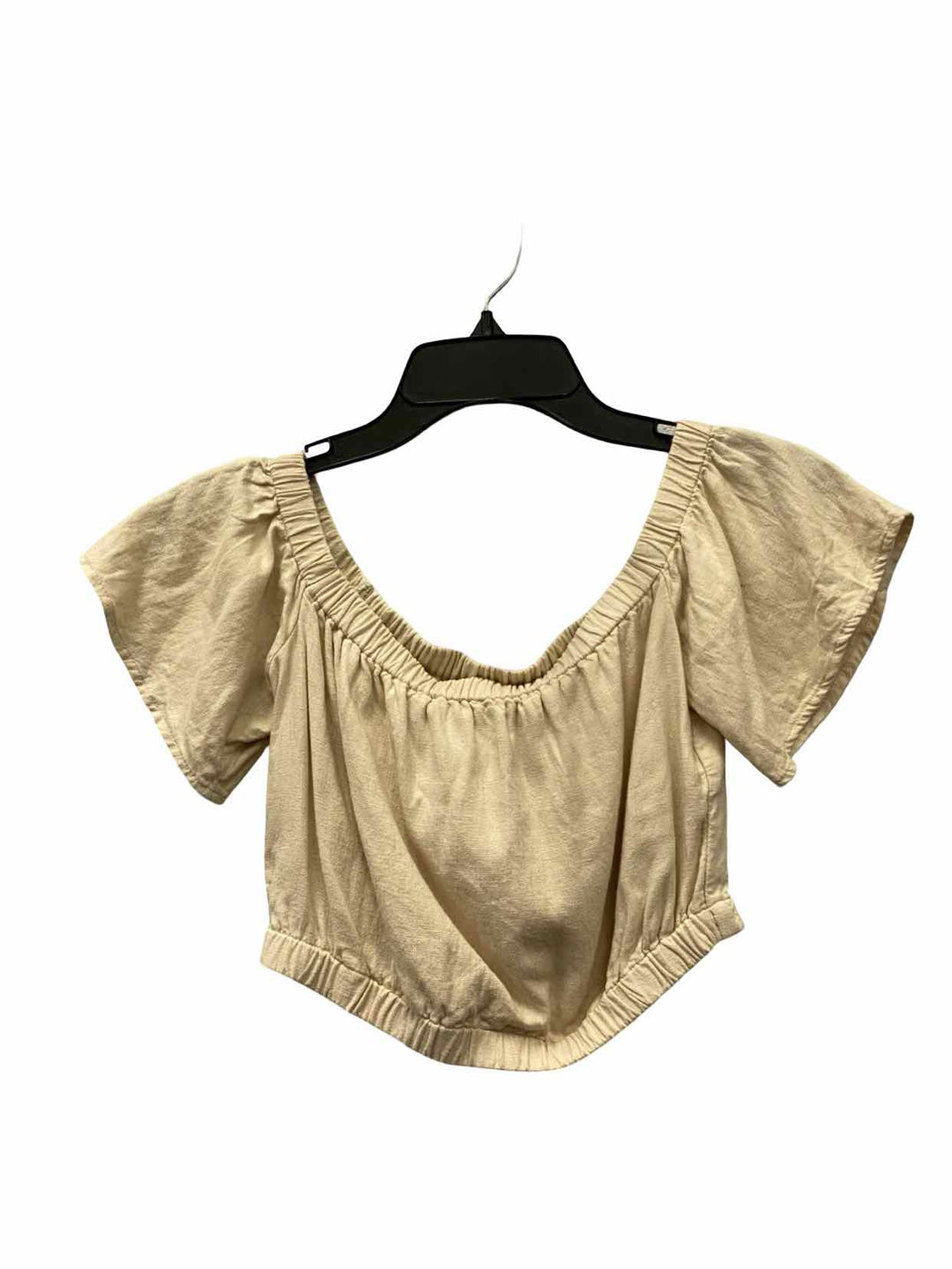 Abercrombie & Fitch Size XS Cream Short Sleeve Shirts