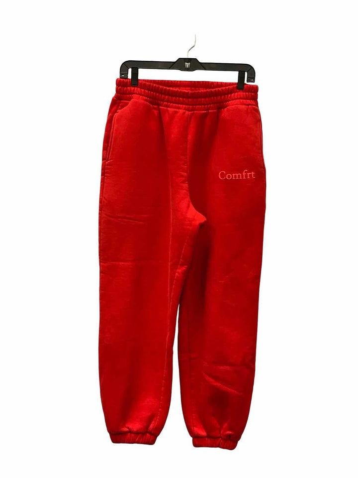 COMFRT Size L Red Athletic Pants