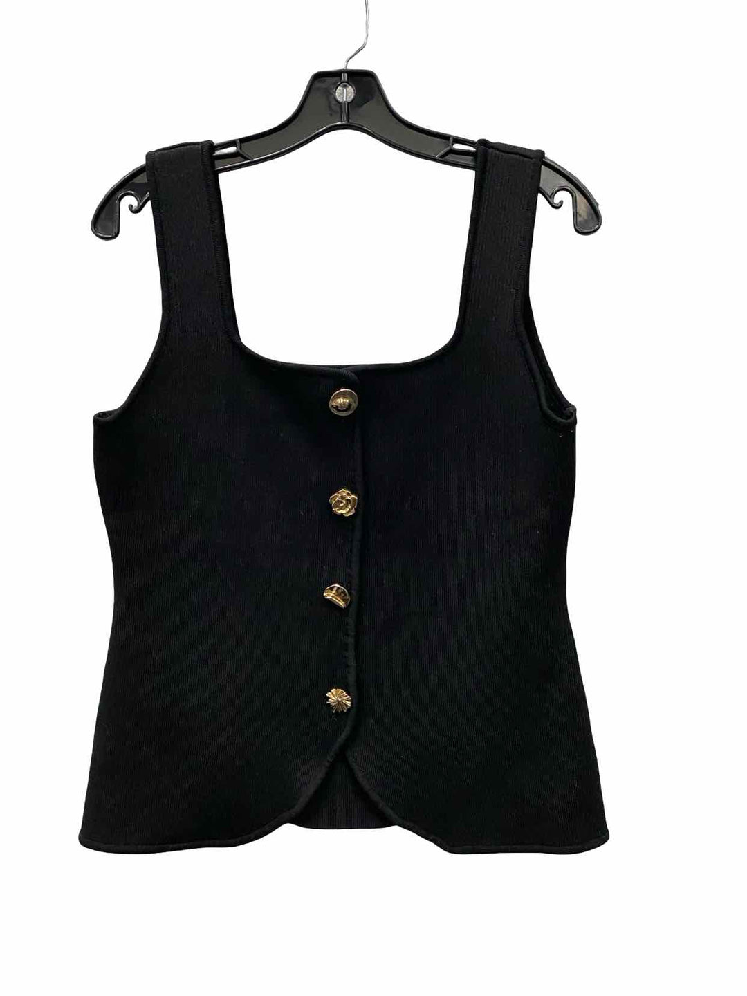 Love Tree Size L Black Tank Top