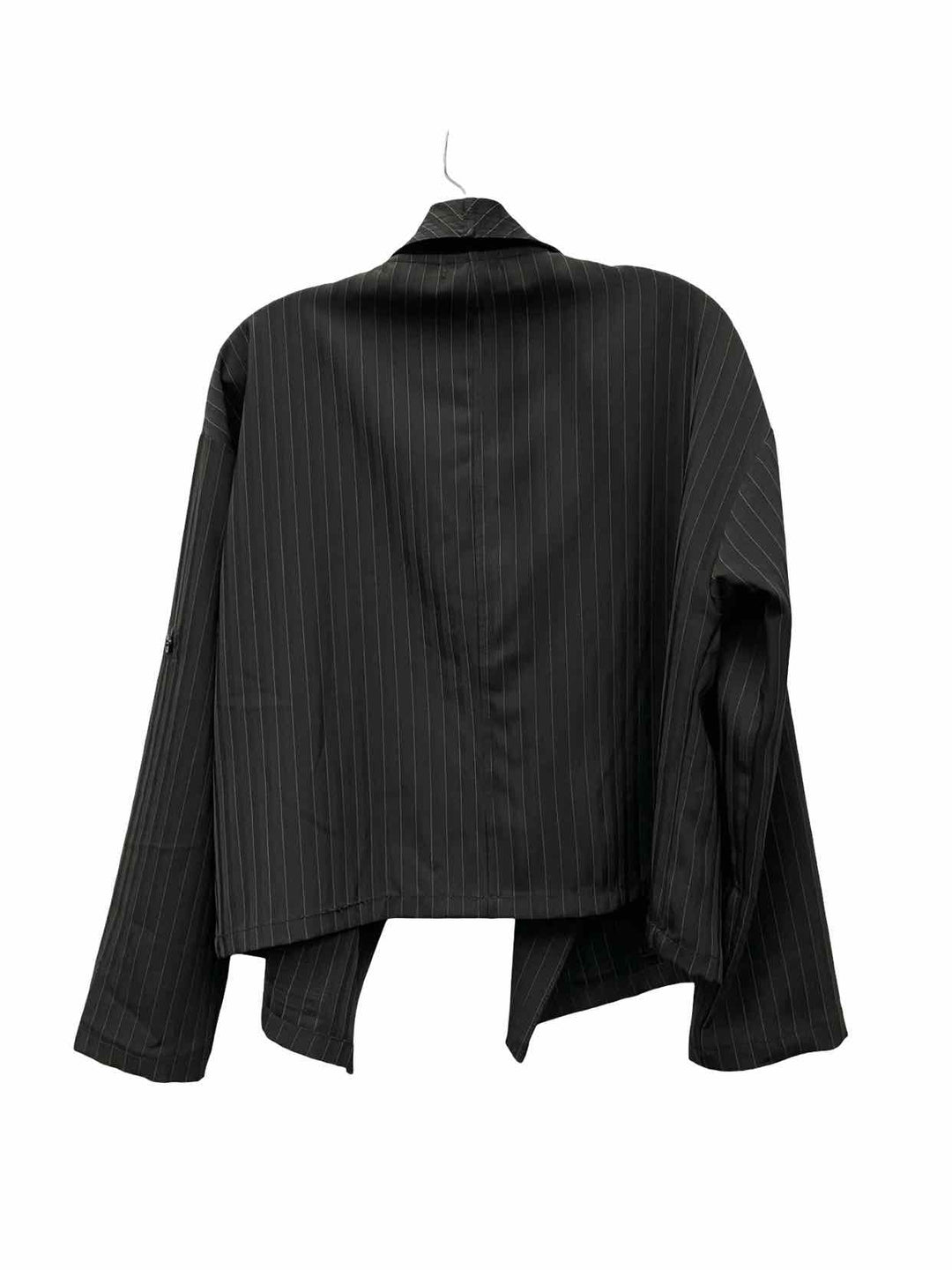 Max Studio Size S Black White Striped Jacket