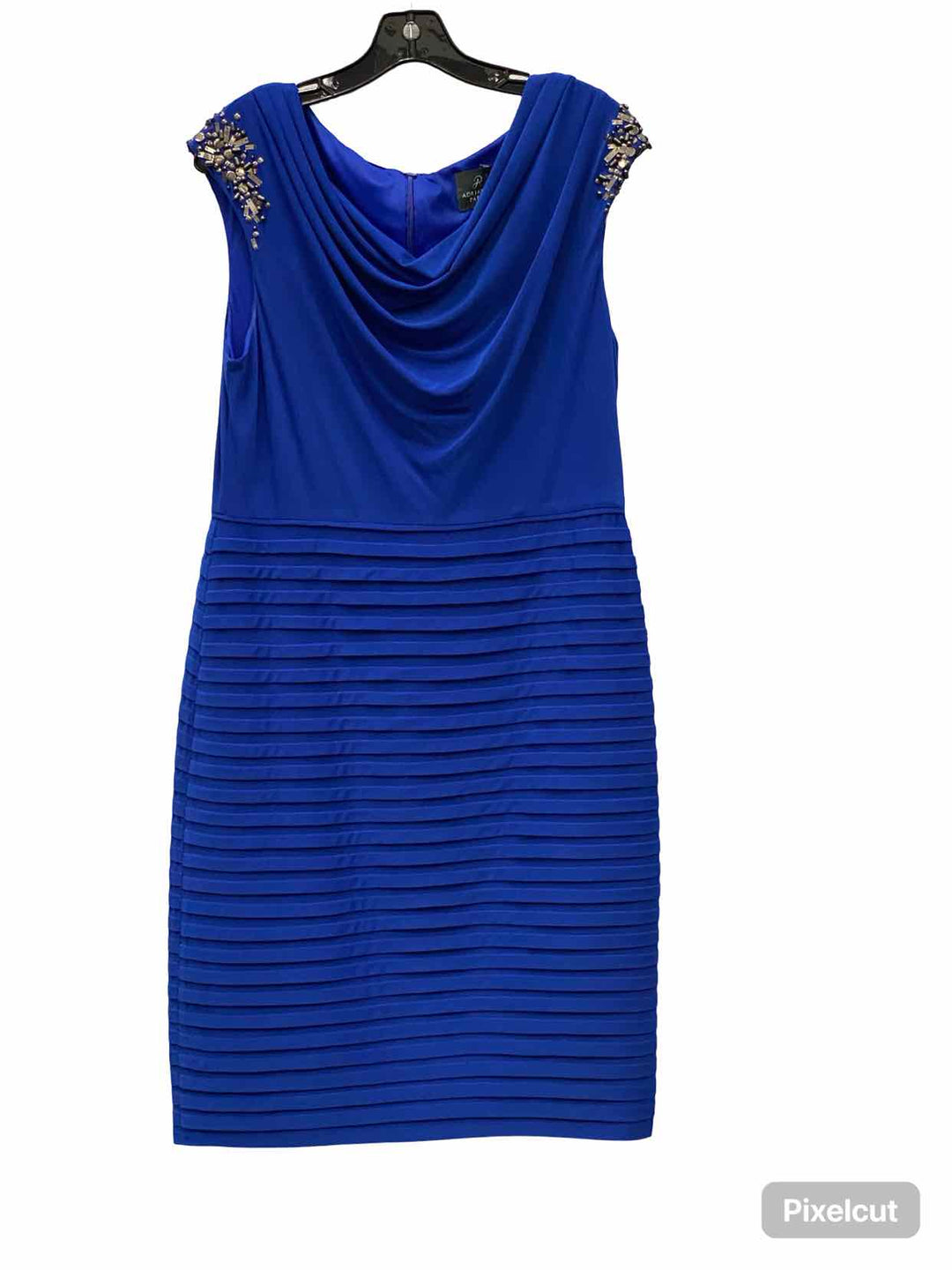 Adriana Papell Size 12 Blue Dress