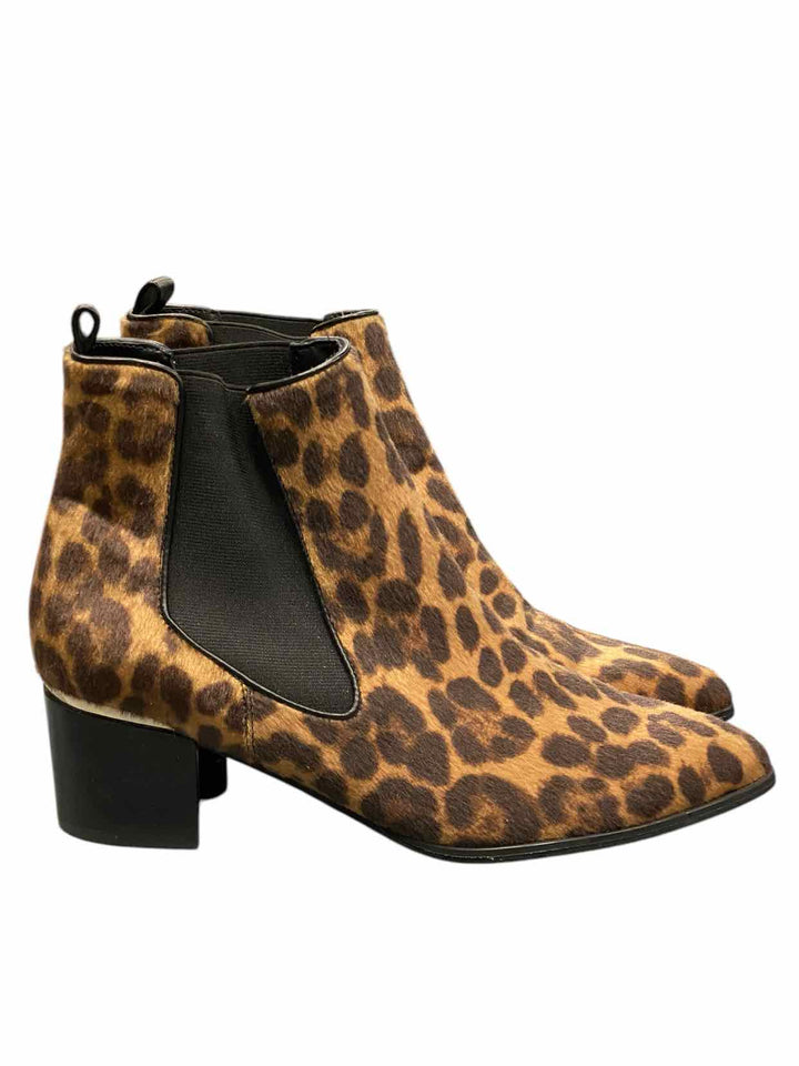 Nine West Shoe Size 9.5 Brown Cheetah Boots(Ankle)