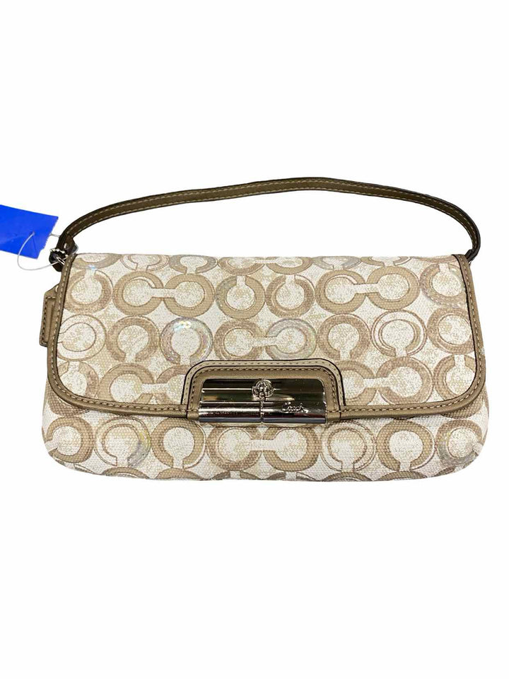 COACH Brown Wristlet Purse