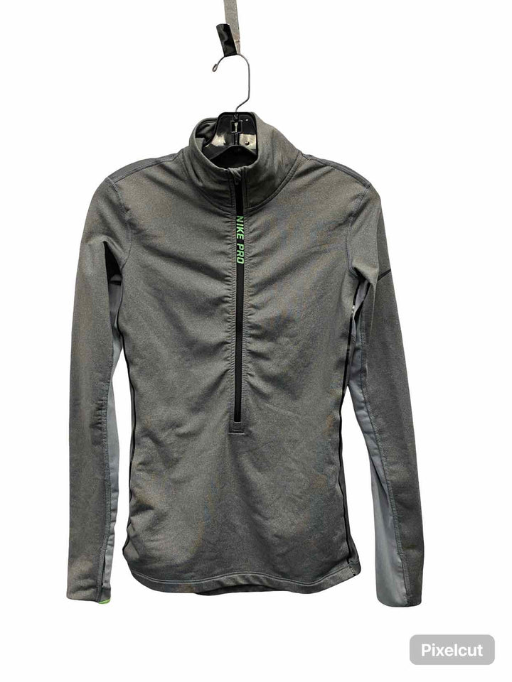 Nike Size S Grey Athletic Long Sleeve