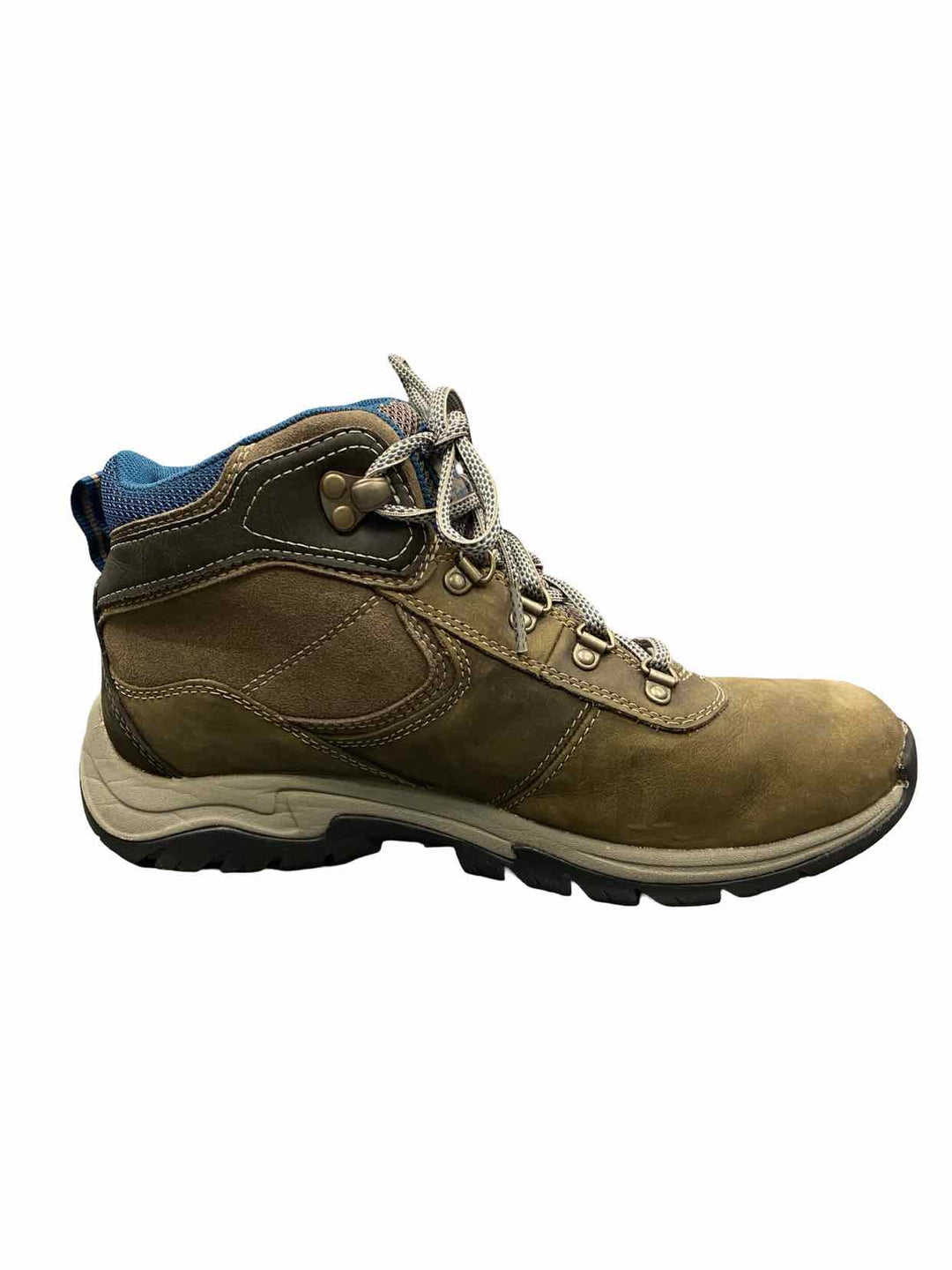 Timberland Shoe Size 8 Green Teal Leather Mt. Maddsen Mid Hiking Boots(Ankle)