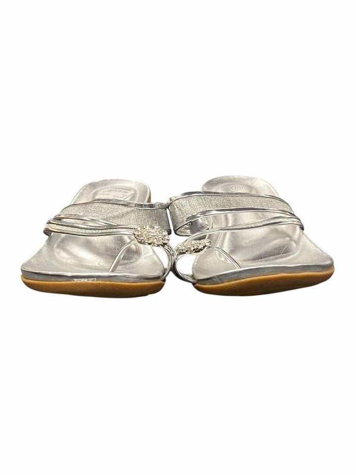 Bolaro Shoe Size 10 Silver Sandals