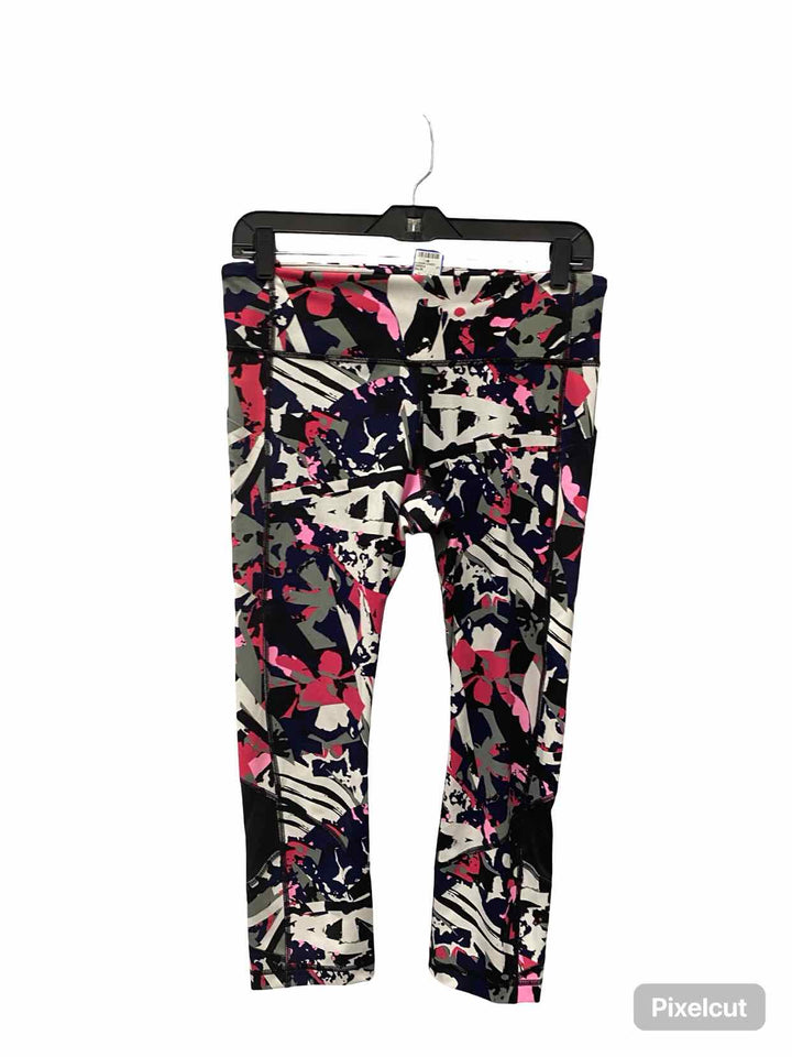 Lululemon Size 8 Pink White Print Athletic Pants