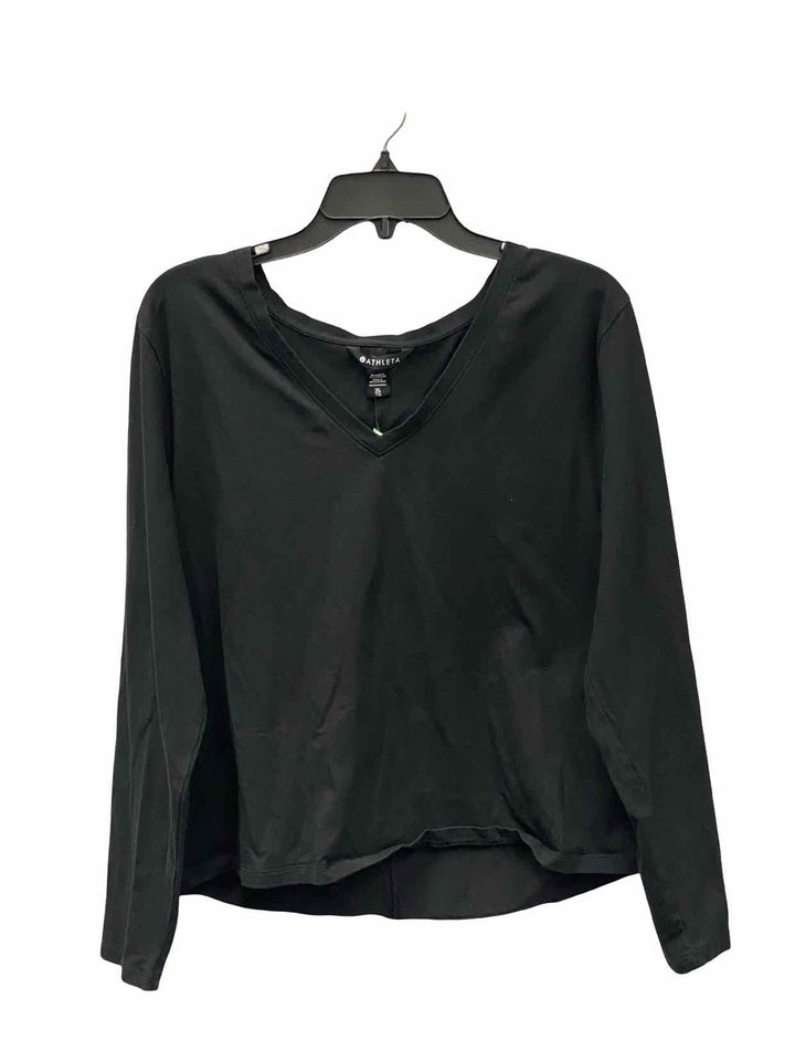 Athleta Size XL Black Long Sleeve Shirts