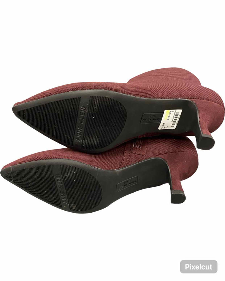 Anne Klein Shoe Size 9 Burgundy NWOT Federica Pointed Toe Boots(Ankle)