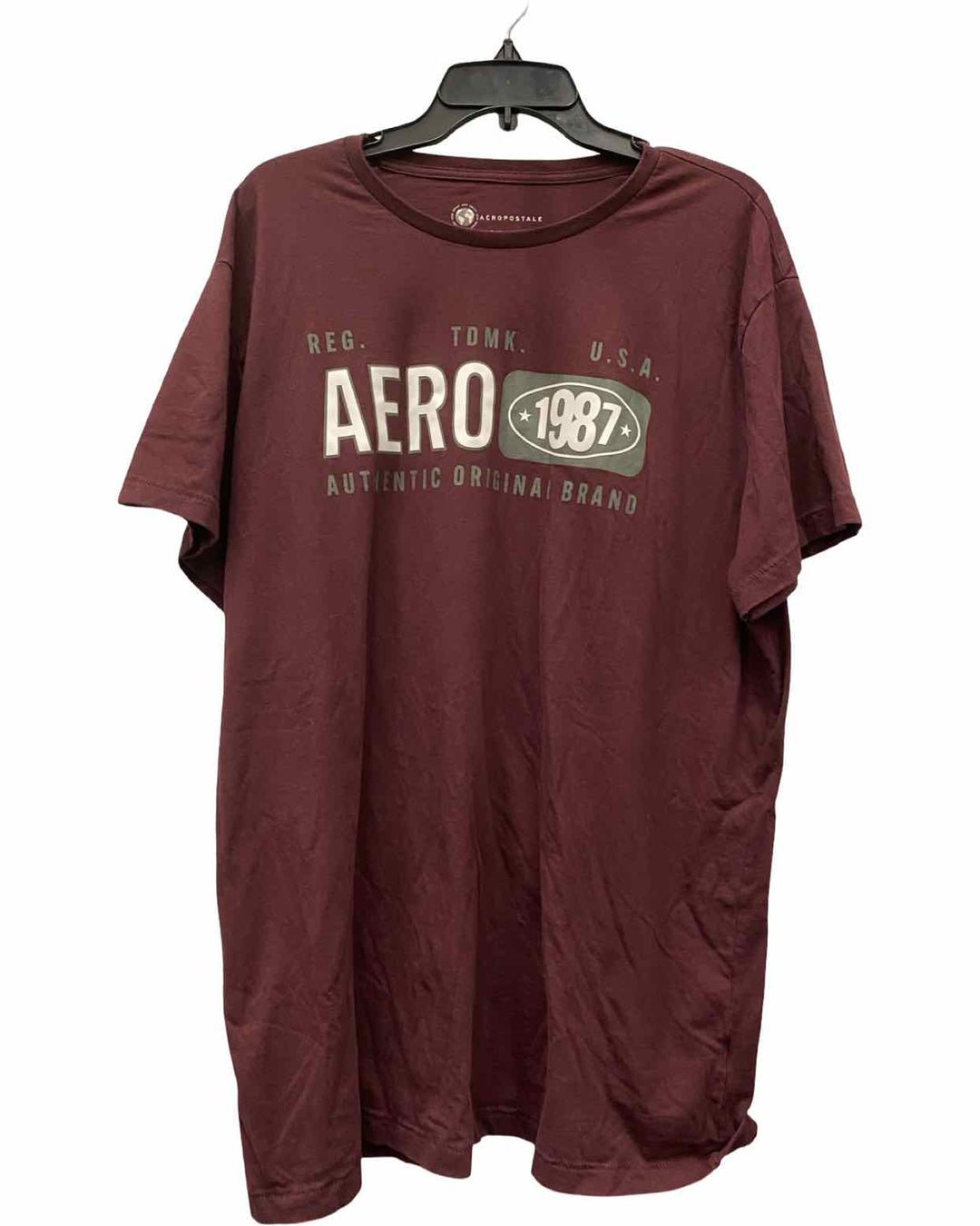Aeropostale Size 2XL Maroon Print T-shirt