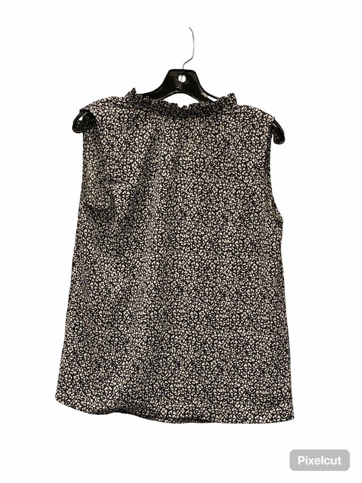 Halogen Size S Black White Tank Top