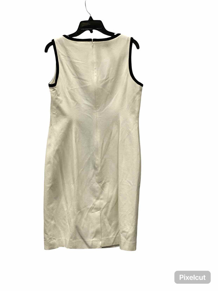 Talbots Size 10 Black White Dress