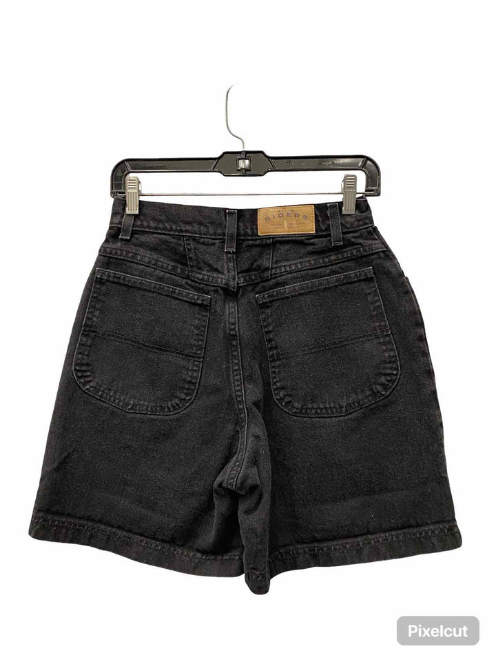 Denim Riders Size 8 Black Shorts