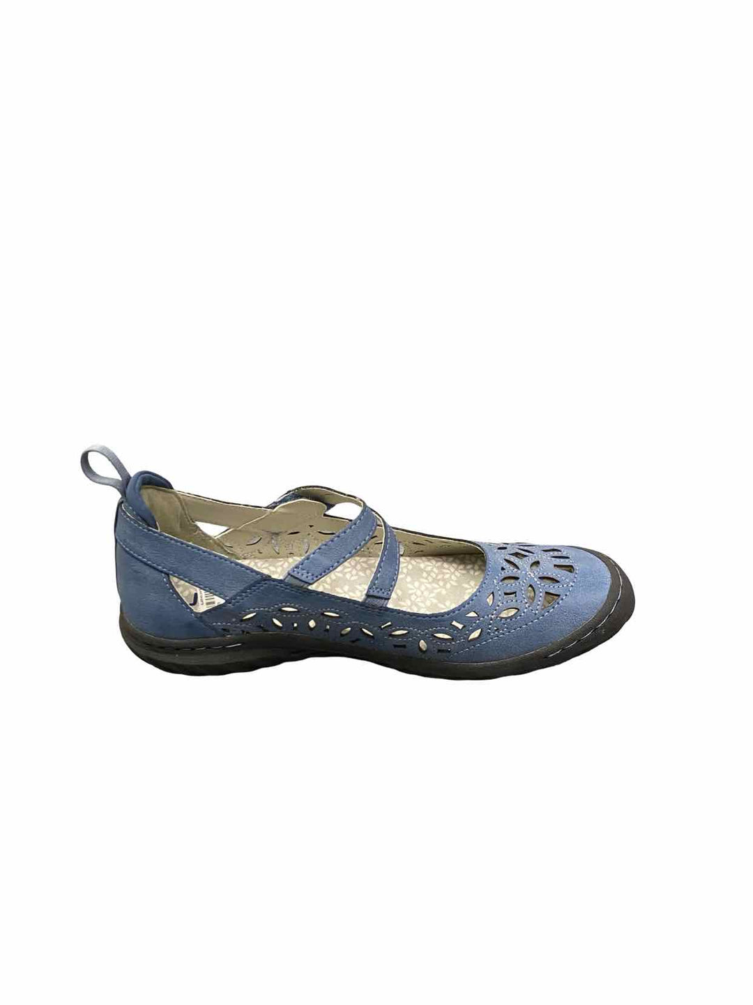 JBU Shoe Size 8 Blue Manmade Bellerose Encore Mary Jane Flats