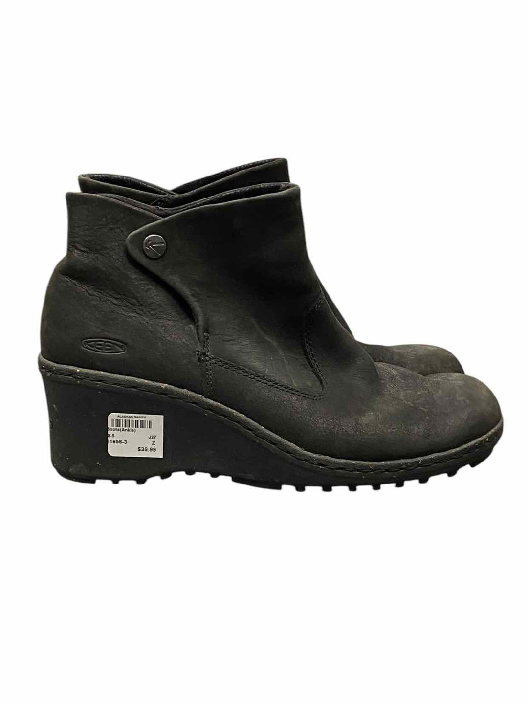 Keen Shoe Size 8.5 Black Wedge Heel Boots(Ankle)