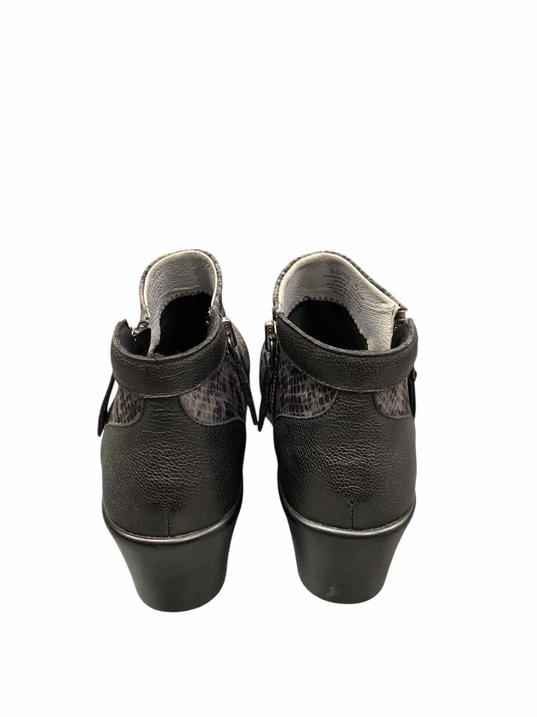 Alegria Shoe Size 40 Black Grey Snakeskin Pattern Sloan Snake Boot Boots(Ankle)