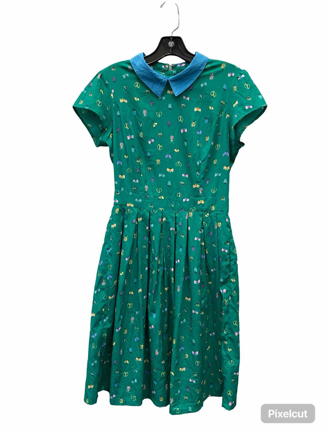 ModCloth Size S Green Print Dress