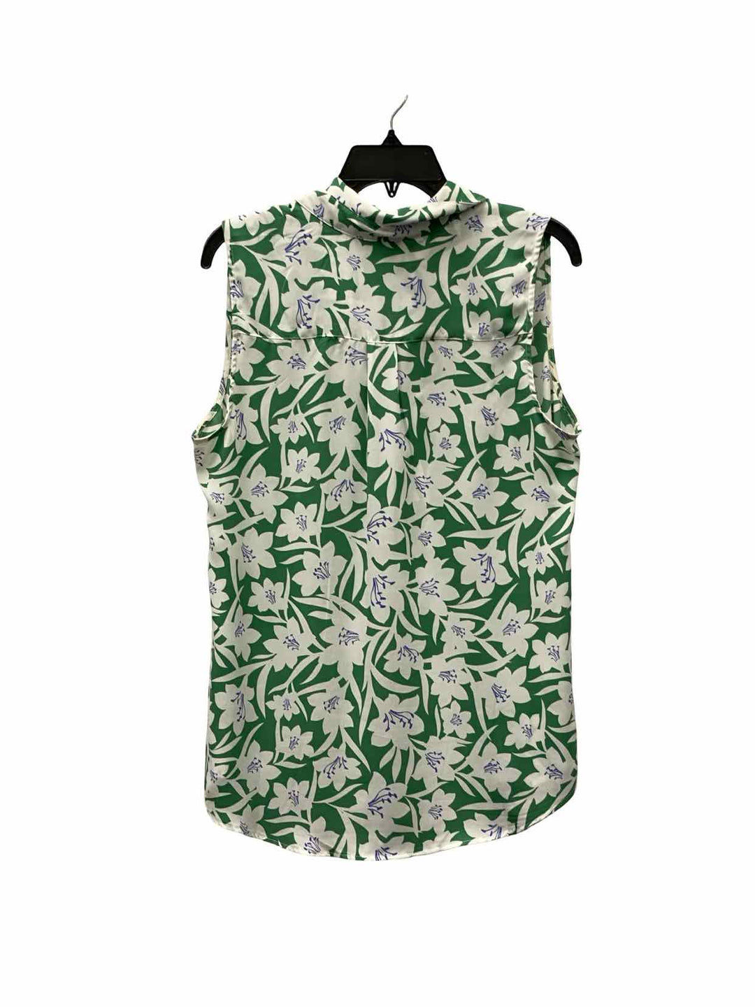 Cabi Size M White Green Tank Top