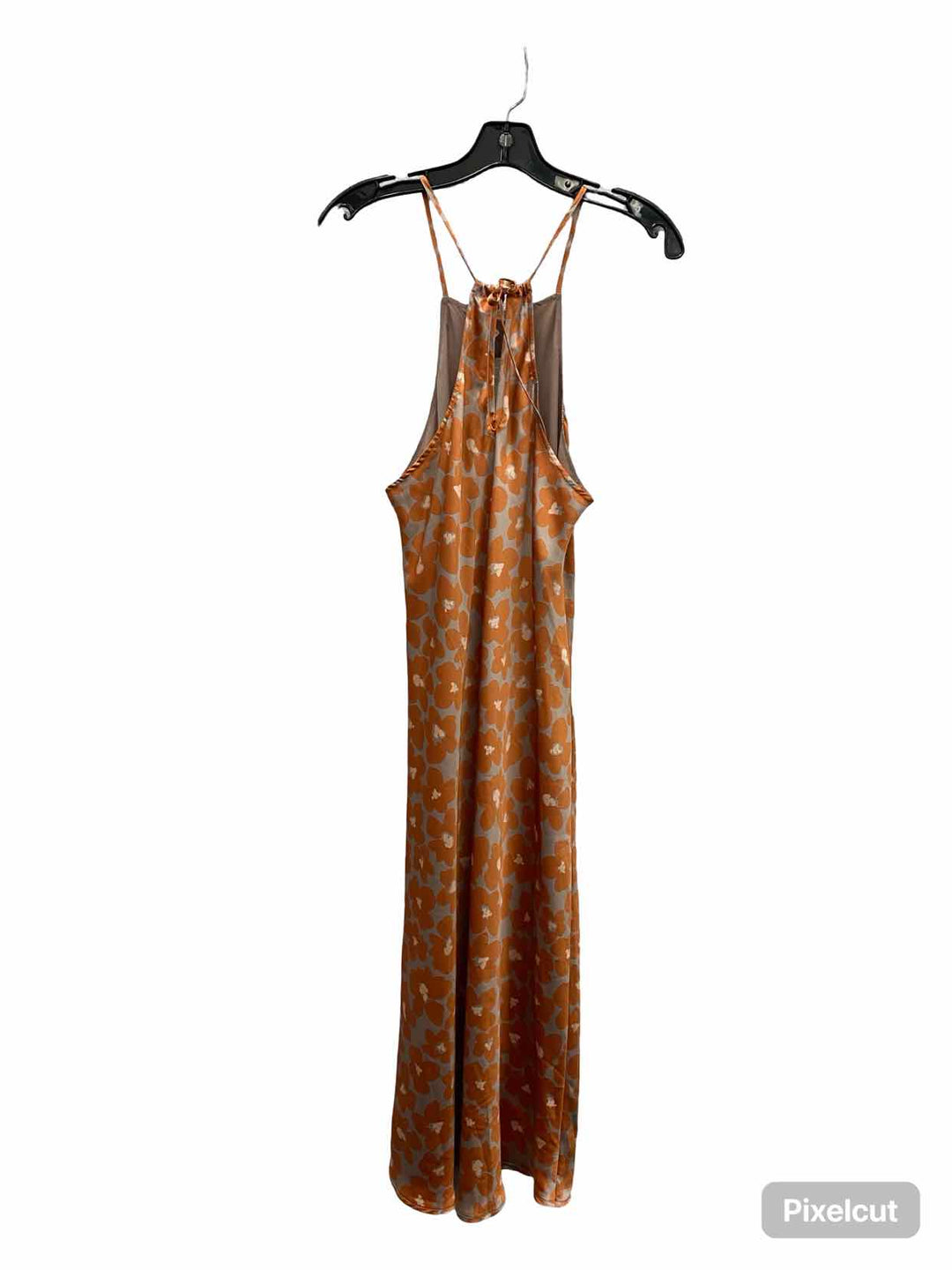 Mahina Size S Beige Orange Floral Dress