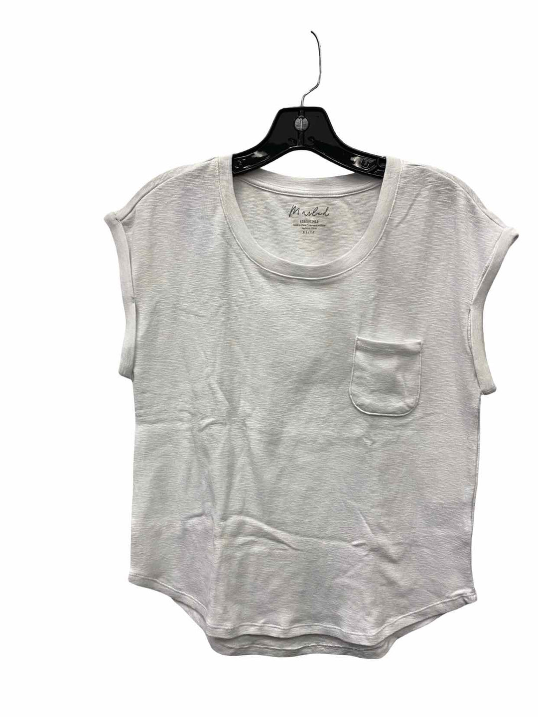 Marled Size XS White Short Sleeve Shirts