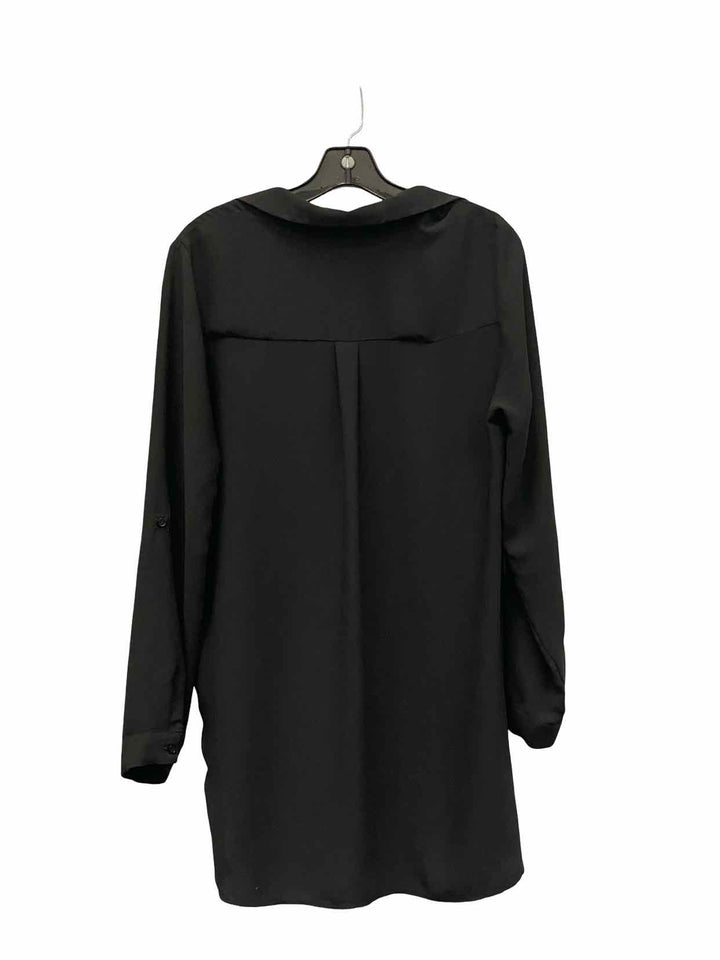 Pleione Size M Black Long Sleeve Shirts