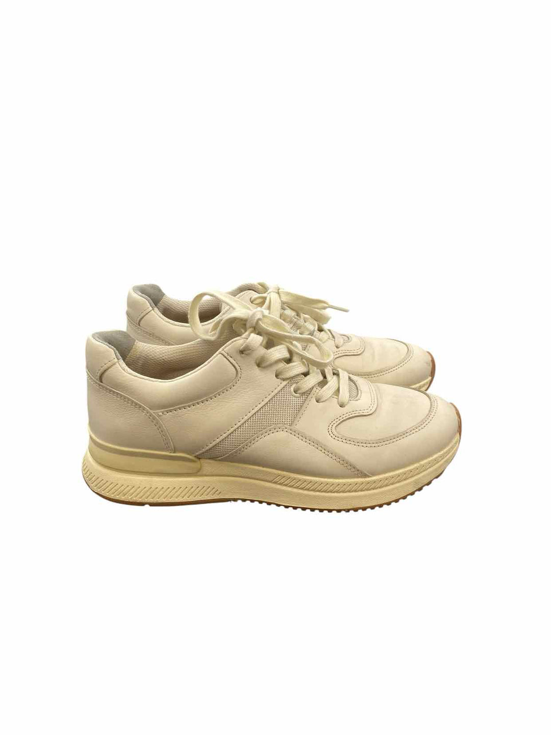 Everlane Shoe Size 8 Cream Leather Sneakers