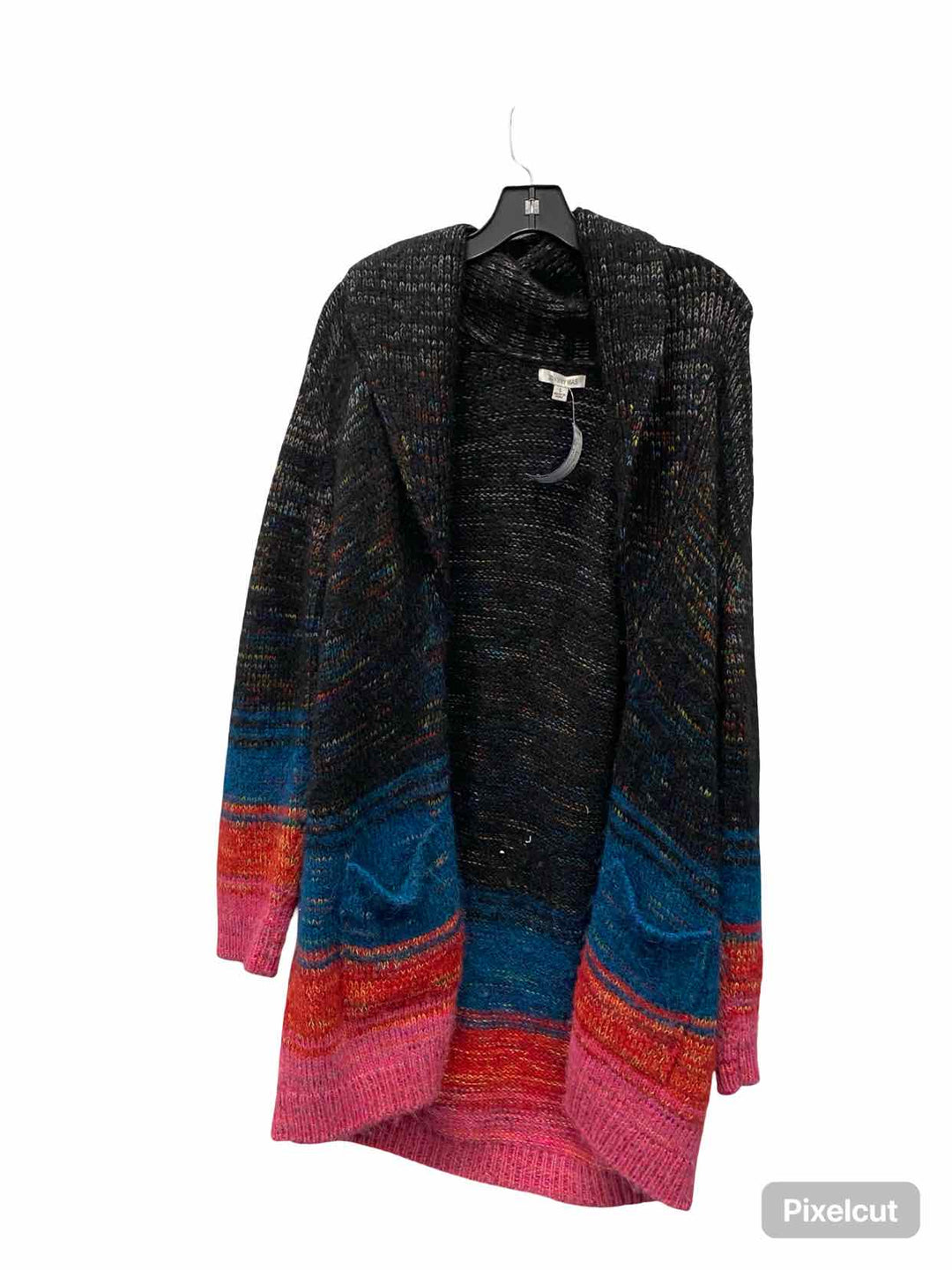 Johnny Was Size L Black 39% aplaca 37% wool Sweater