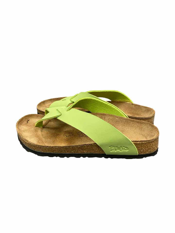 Birkenstock Shoe Size 39 Green Leather Sandals