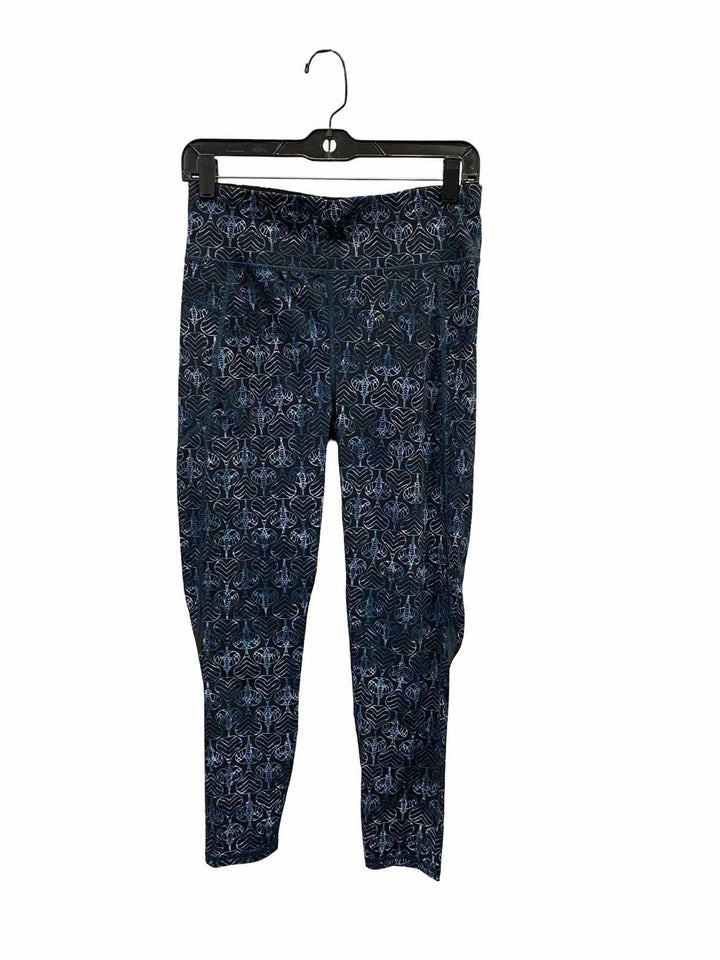 Sweaty Betty Size M Black Blue Athletic Pants