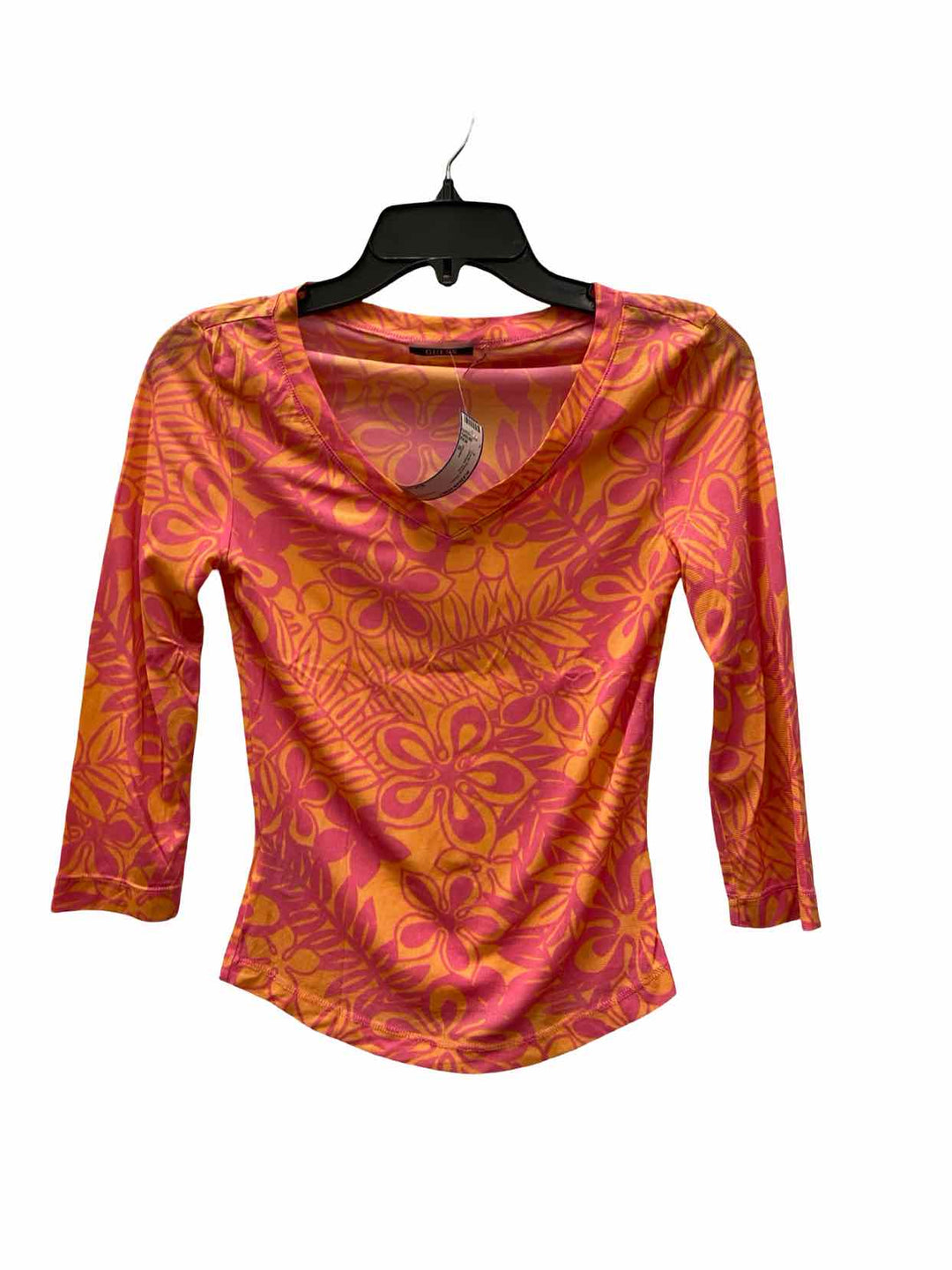 Guess Size S Orange Pink Long Sleeve Shirts