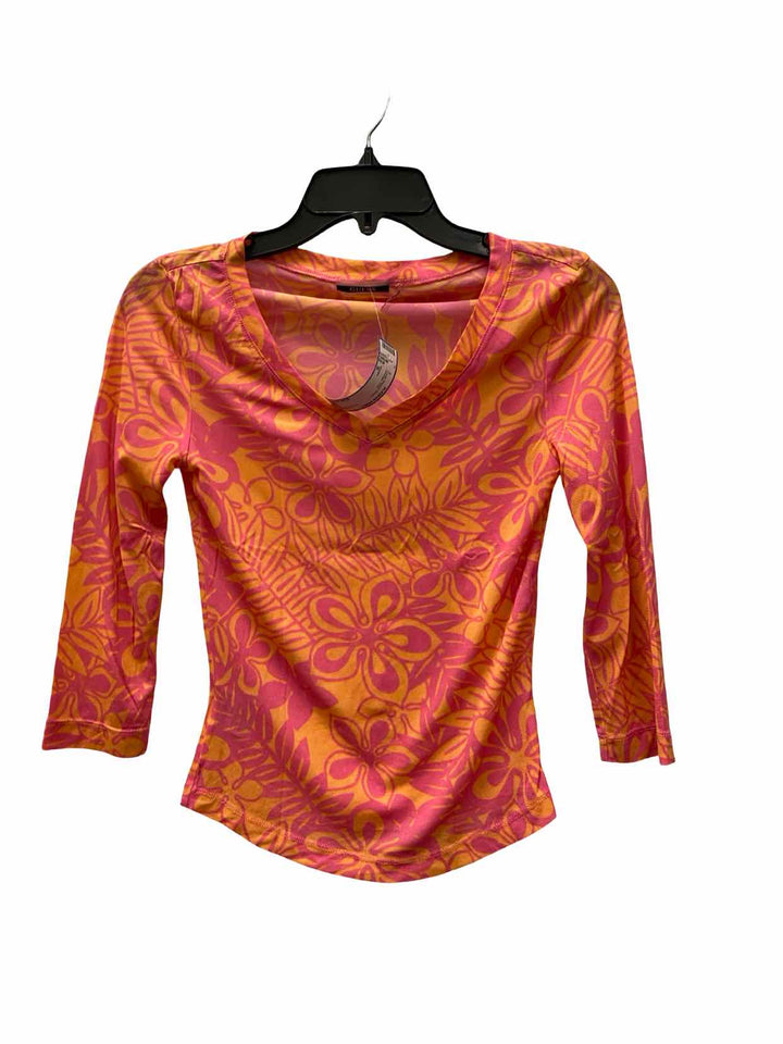 Guess Size S Orange Pink Long Sleeve Shirts