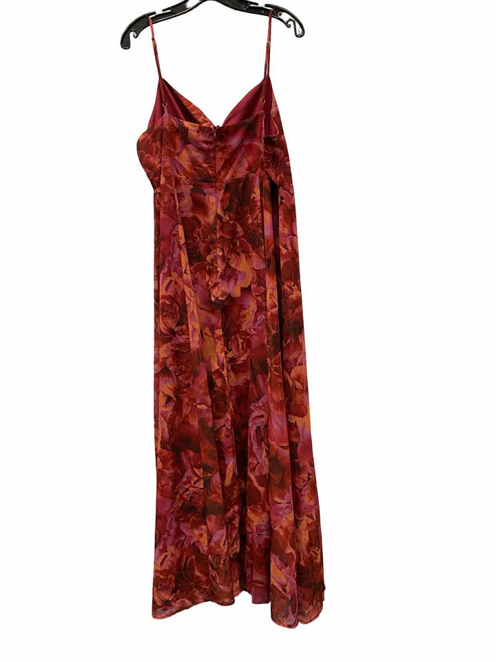 Lulus Size 2X Red Floral Dress