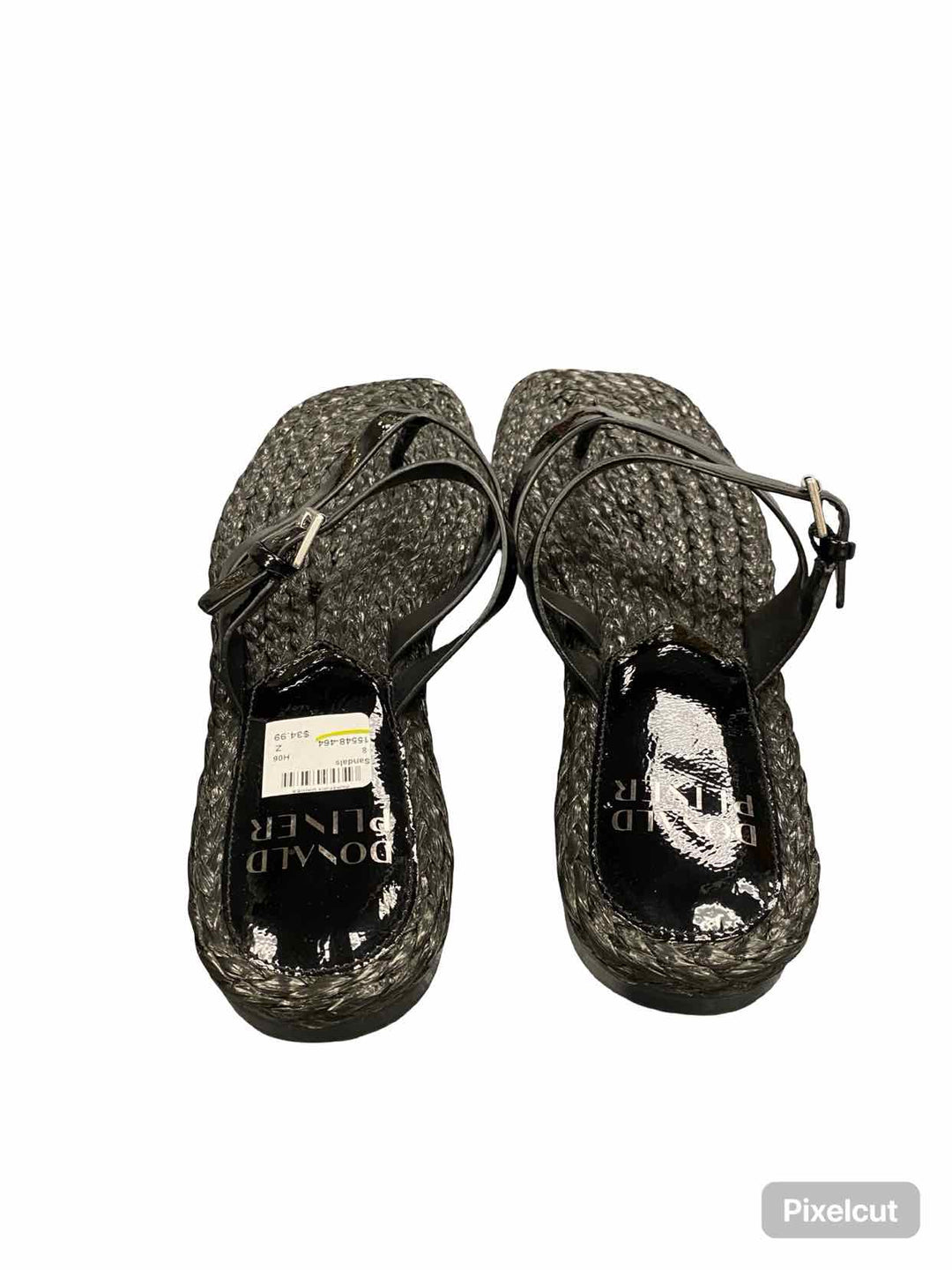 Donald Pliner Shoe Size 8 Black Heathro Sandals