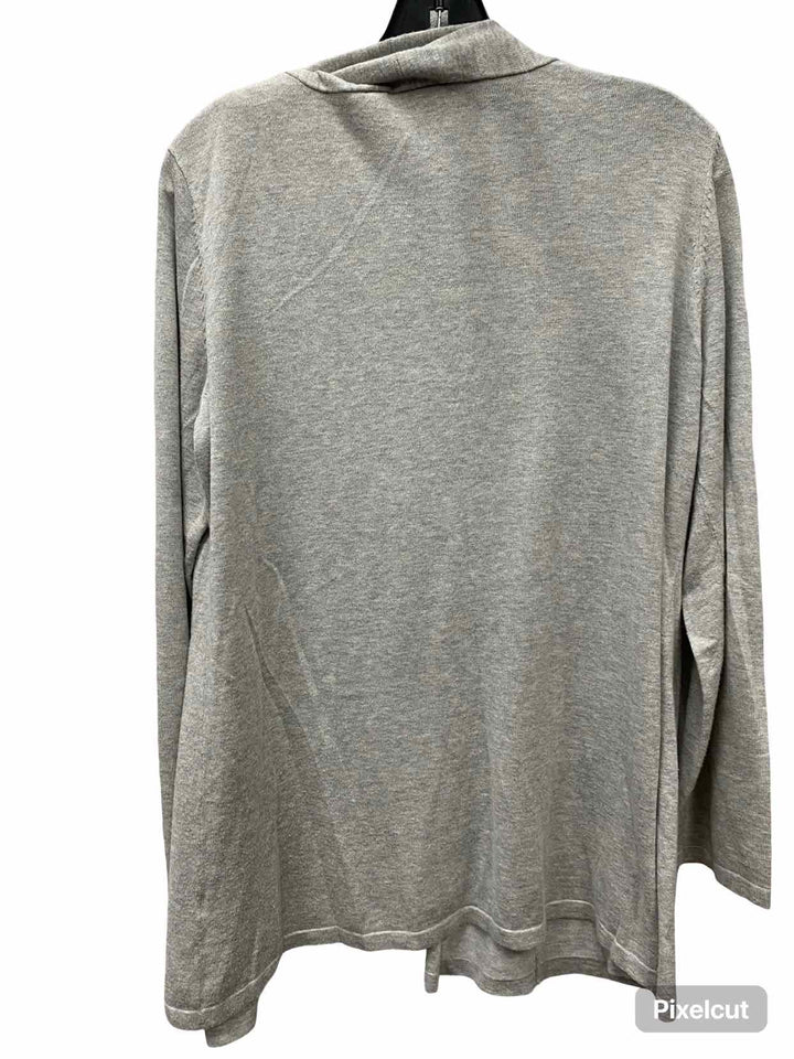 Amber Sun Size M Grey Long Sleeve Shirts