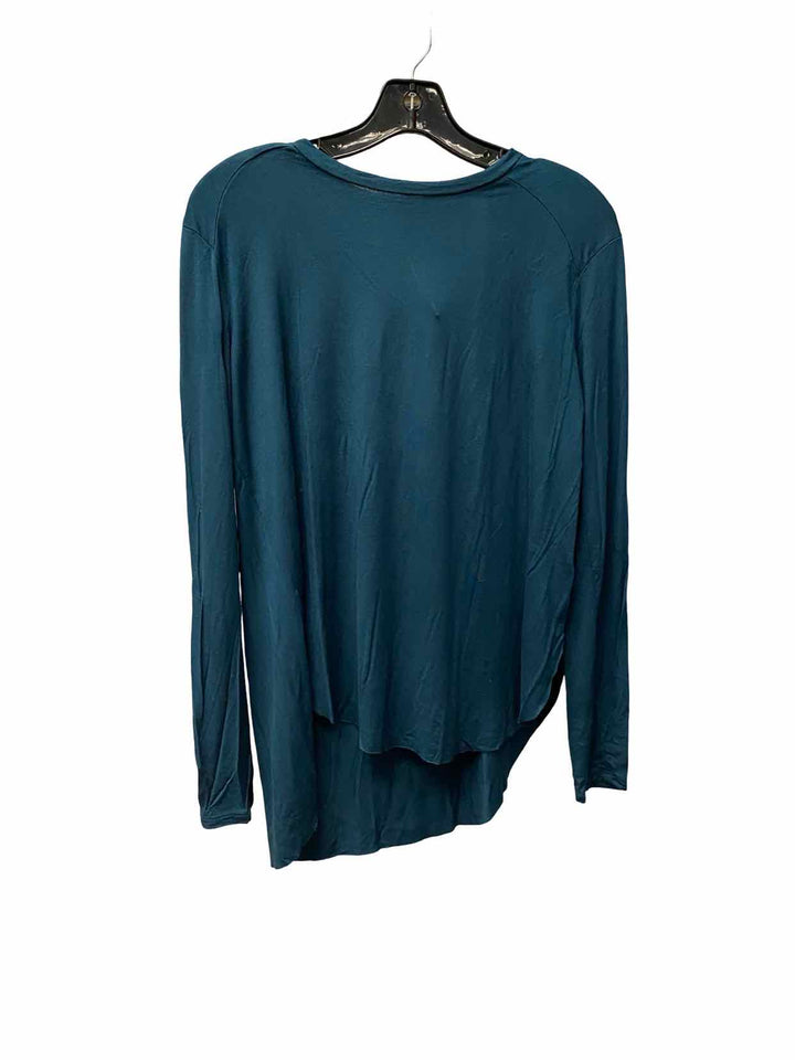 Halogen Size M Aqua Long Sleeve Shirts