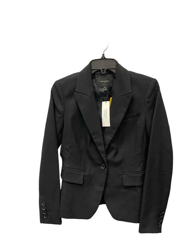 Banana Republic Size 0 Black Blazer