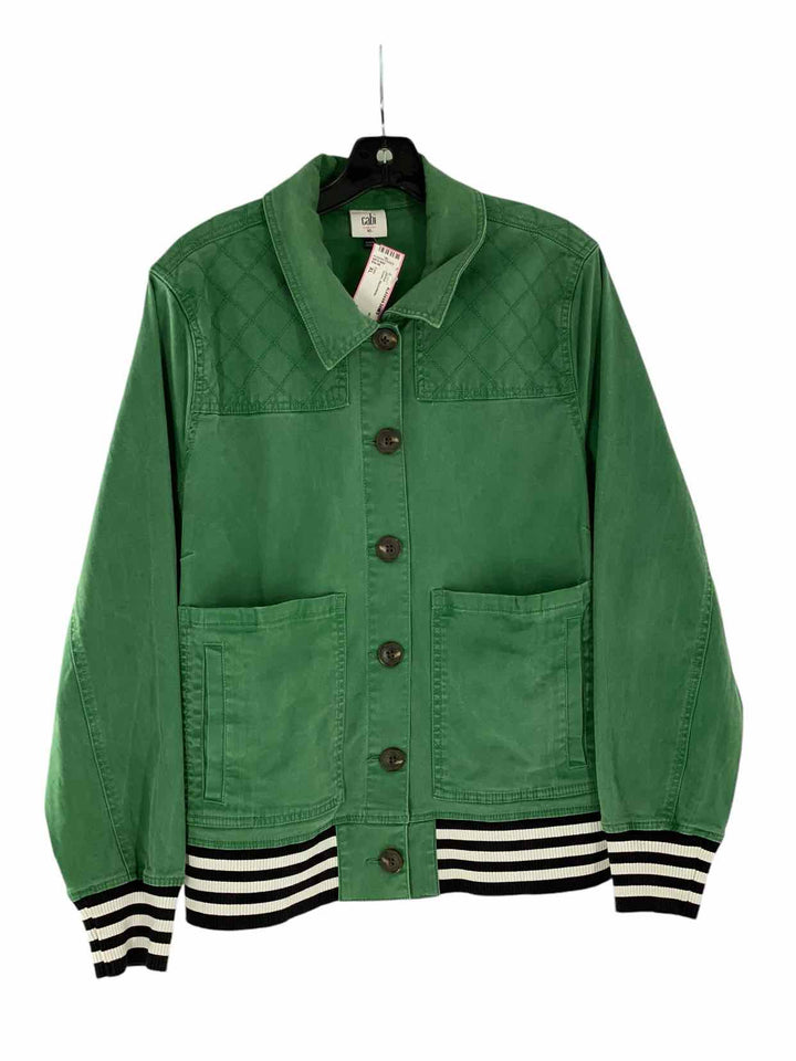 Cabi Size XL Green Black/White Jacket