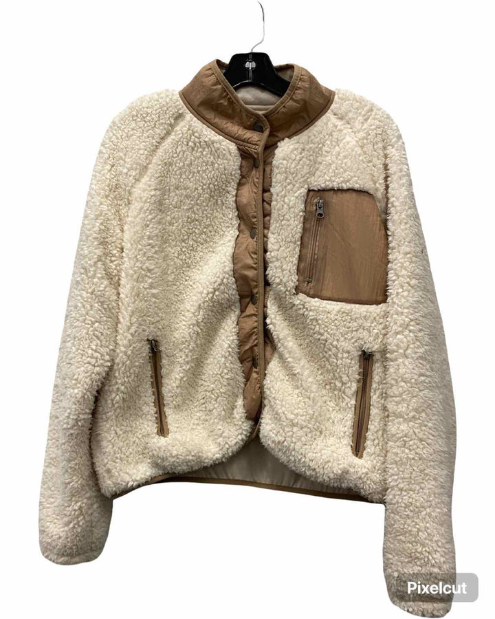 Thread & Supply Size M Cream Brown Jacket (Outdoor)