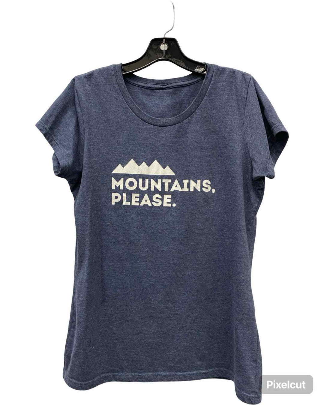 Unknown Brand Size S Blue Print T-shirt