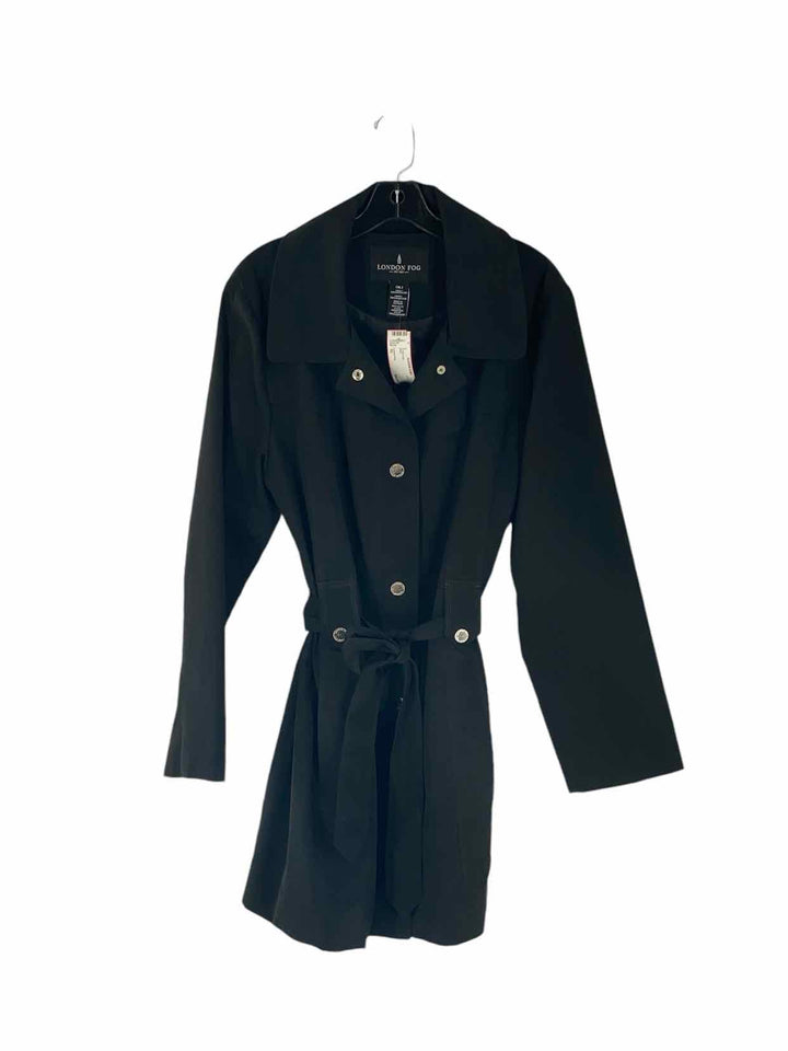 London Fog Size XL Black Coat(Long)