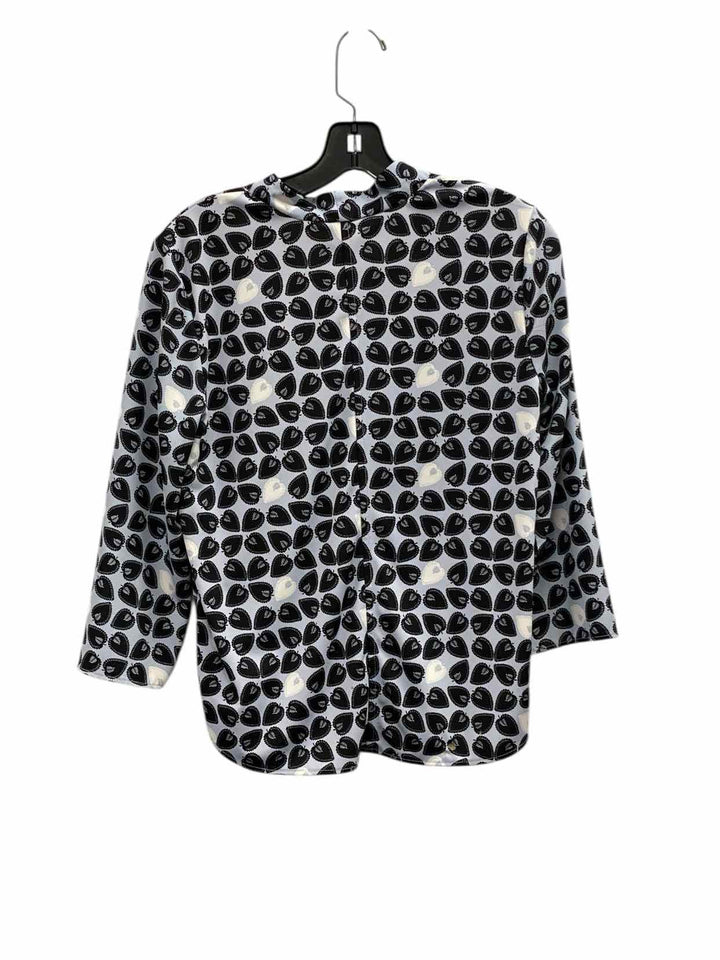 Ann Taylor Size M Blue Long Sleeve Shirts