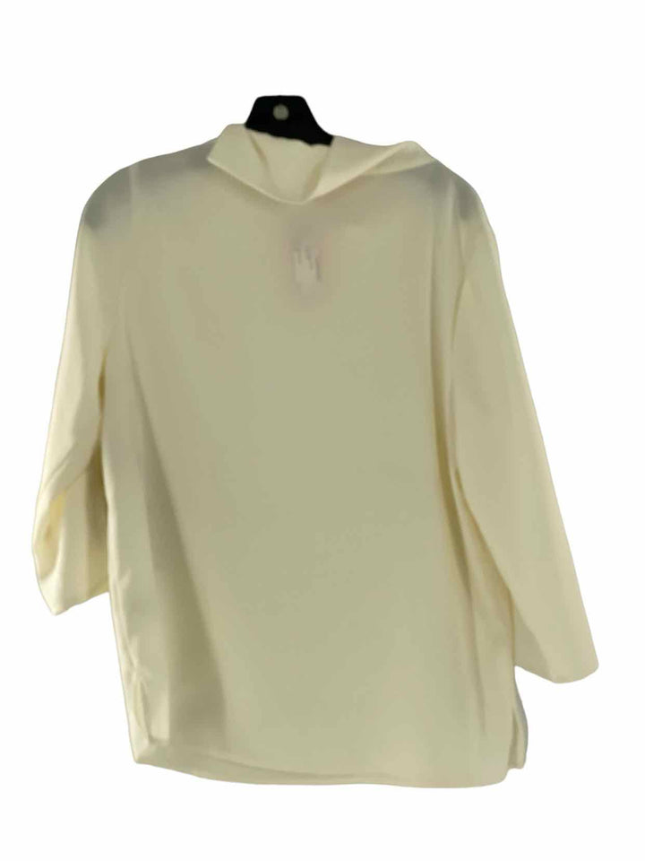 Vince Camuto Size M White Long Sleeve Shirts