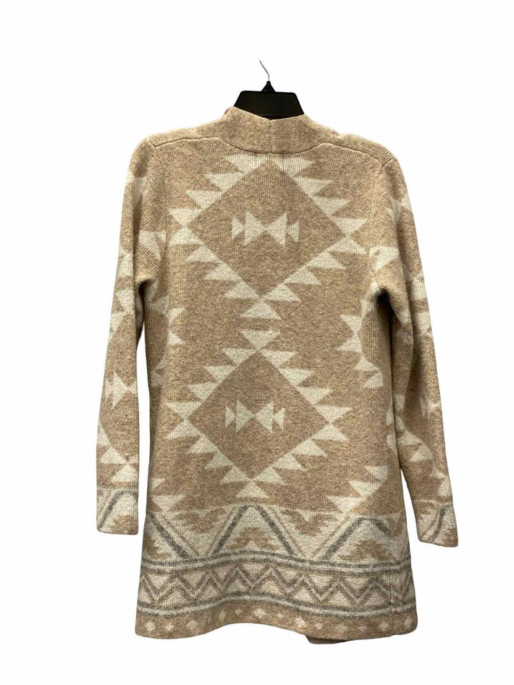 Frye (Kirkland) Size S Beige Print Sweater