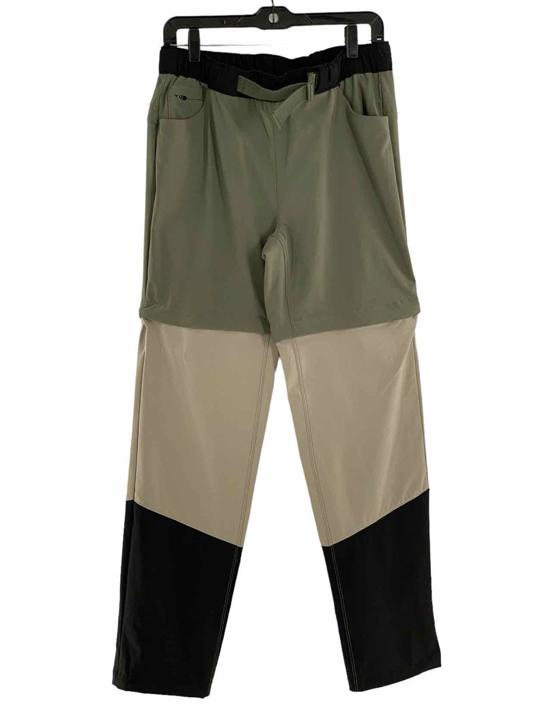 Eddie Bauer Size 8 Green Beige & Black Pants
