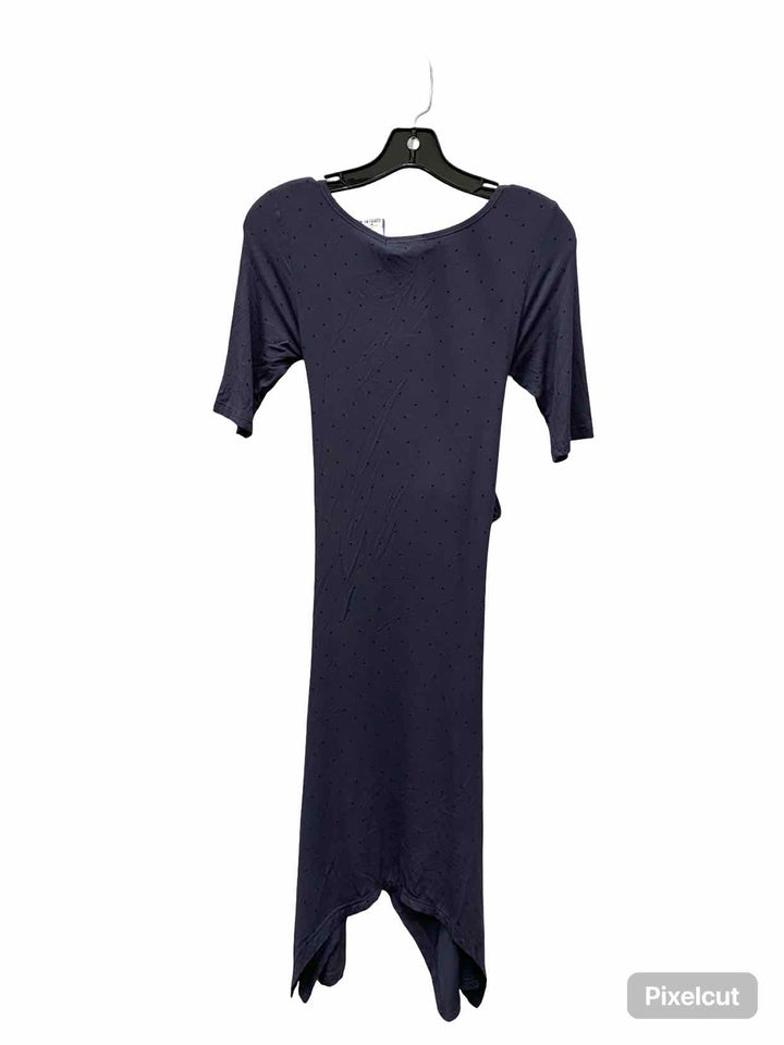 Yala Size XS Gray Black Dots 95% Bamboo Dress